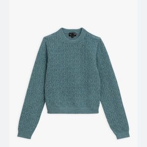 Agnes B. blue knit sweater, only worn once